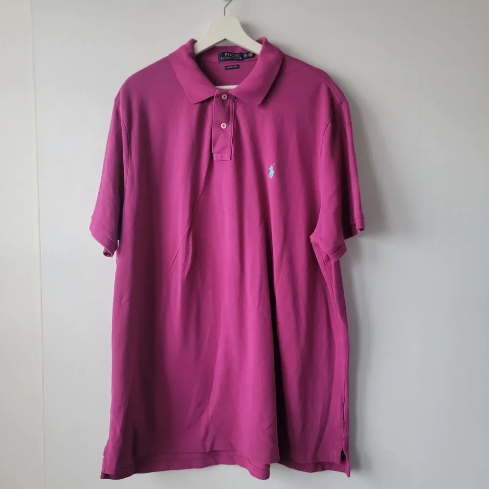 Polo Ralph Lauren men's classic fit shirt size XXL short sleeve‎ Cotton